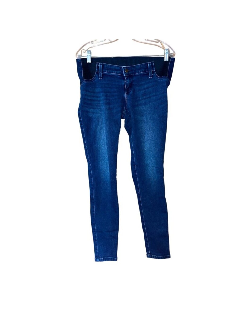 Isabel Maternity By Ingrid & Isabel Jeggings Size 4 Dark Wash Denim Stretch